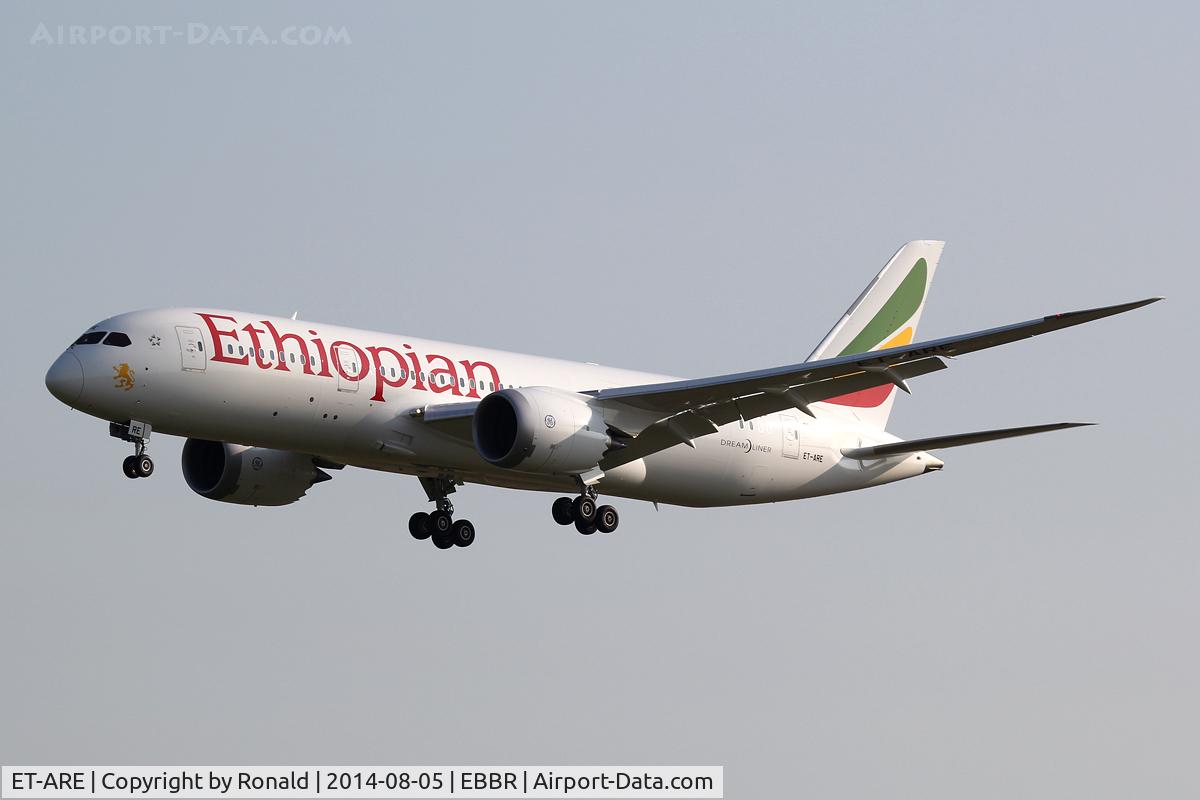 ET-ARE, 2014 Boeing 787-8 Dreamliner Dreamliner C/N 34751, at bru