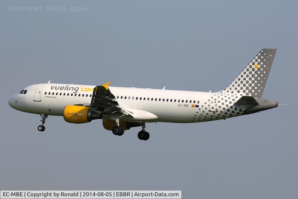 EC-MBE, 2008 Airbus A320-211 C/N 3476, at bru