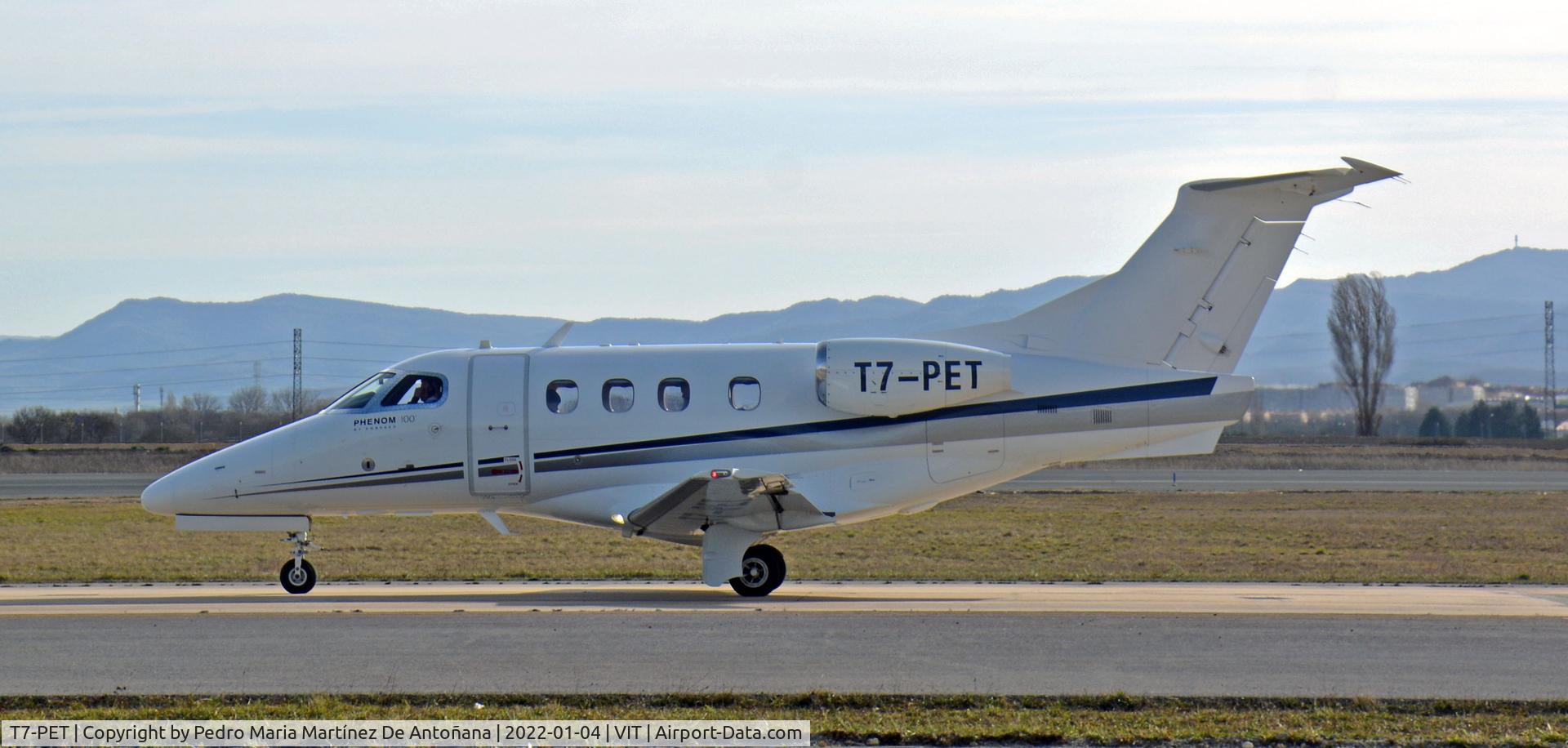 T7-PET, 2013 Embraer EMB-500 Phenom 100 C/N 50000306, Aeropuerto de Foronda - Vitoria-Gasteiz - Euskadi - España