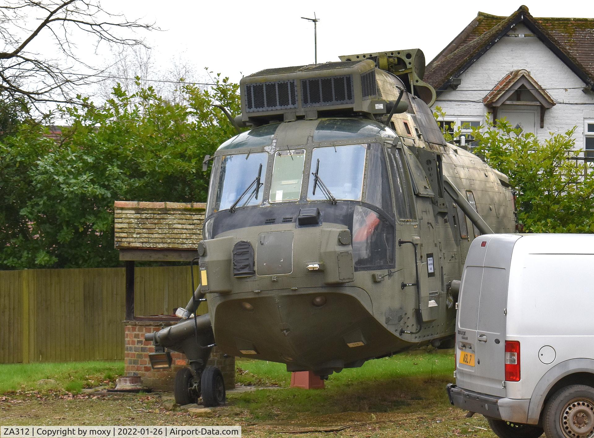 ZA312, 1981 Westland Sea King HC.4 C/N 916, Westland Sea King HC.4 at Aerospace Logistics, Charlwood.