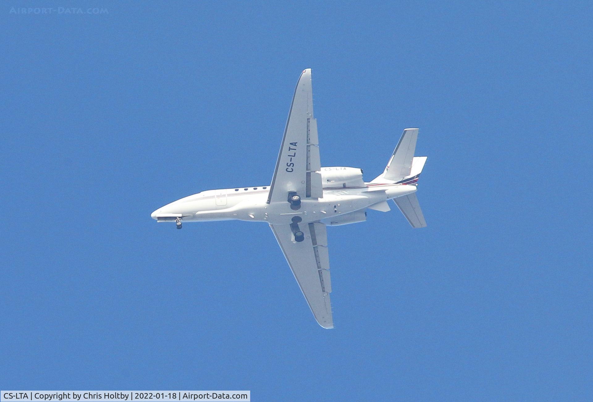 CS-LTA, 2016 Cessna 680A Citation Latitude C/N 680A-0047, Over Rainham in Essex