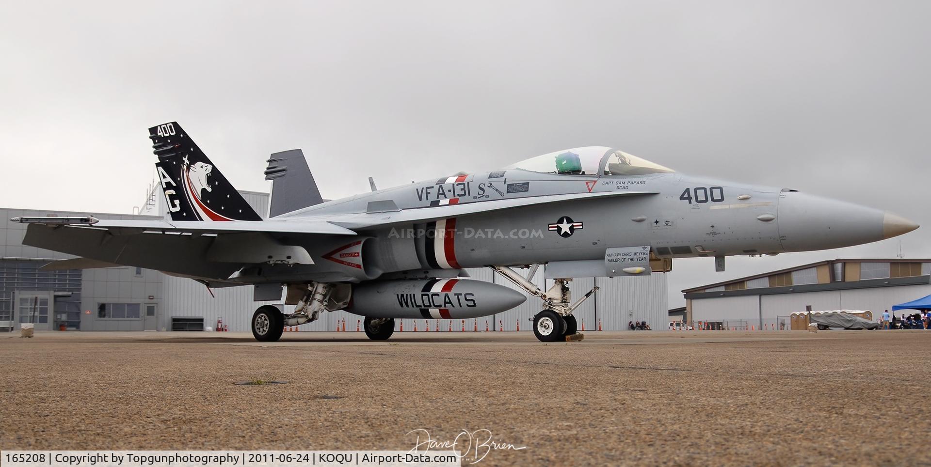 165208, McDonnell Douglas F/A-18C Hornet C/N 1378/C433, CAG AG-400