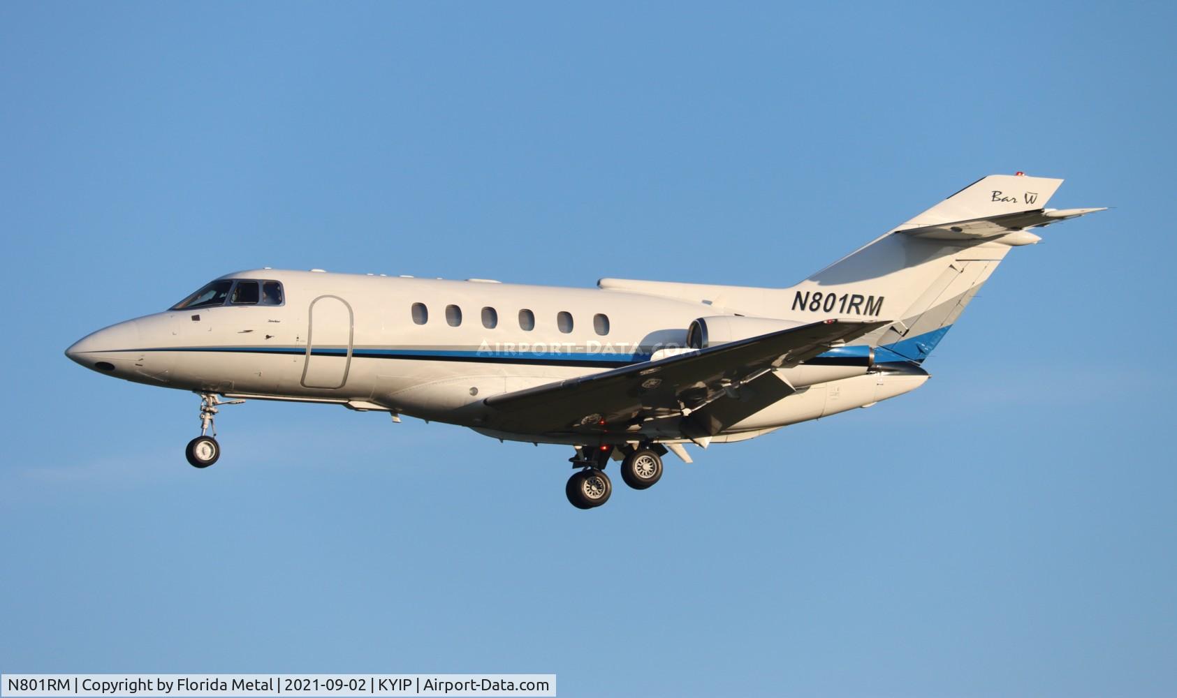 N801RM, 1984 British Aerospace BAe.125 Series 800A C/N 258011, YIP 2021