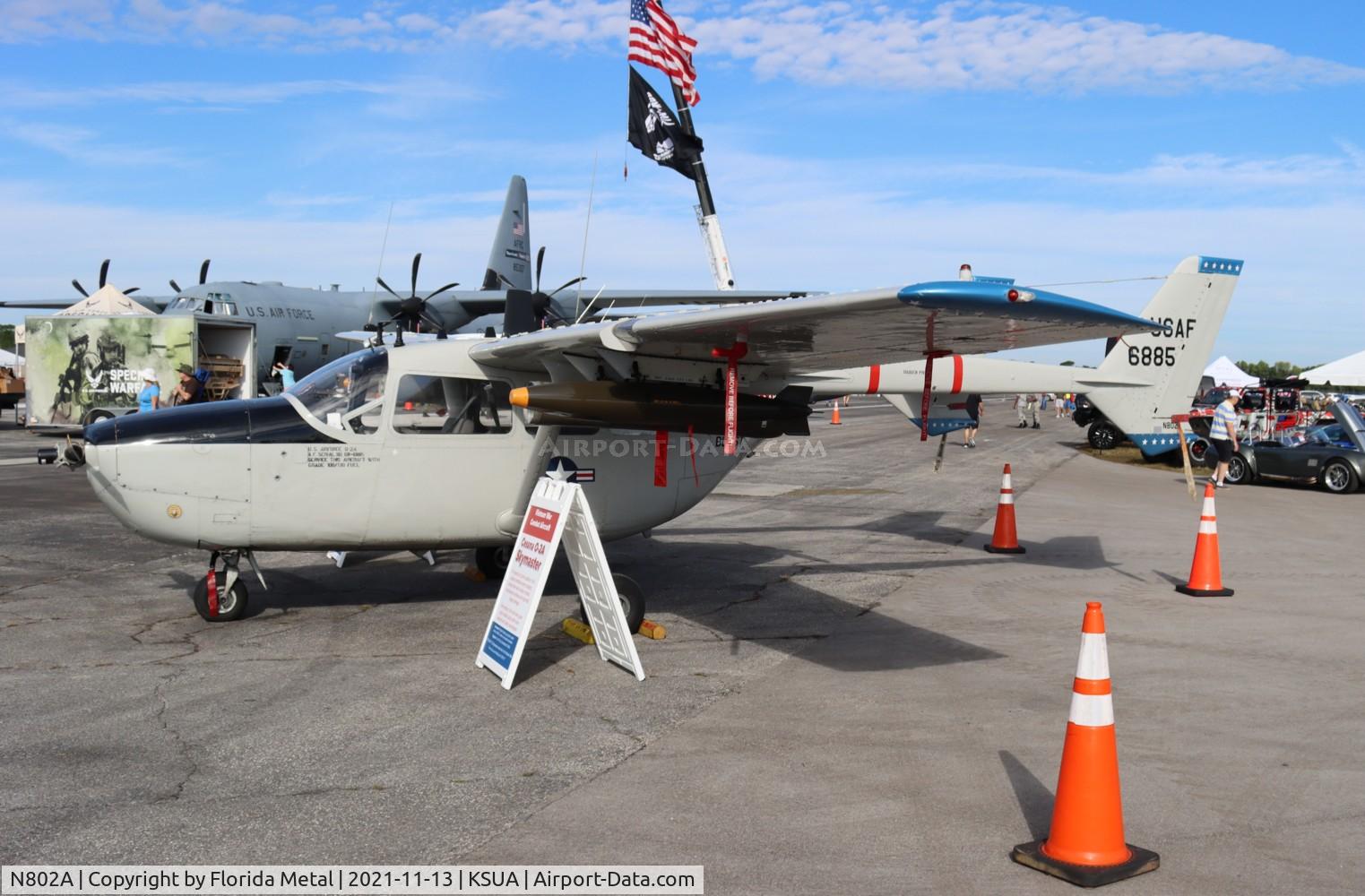 N802A, 1968 Cessna O-2A (M337B) Super Skymaster Super Skymaster C/N 337M-0174, Stuart 2021