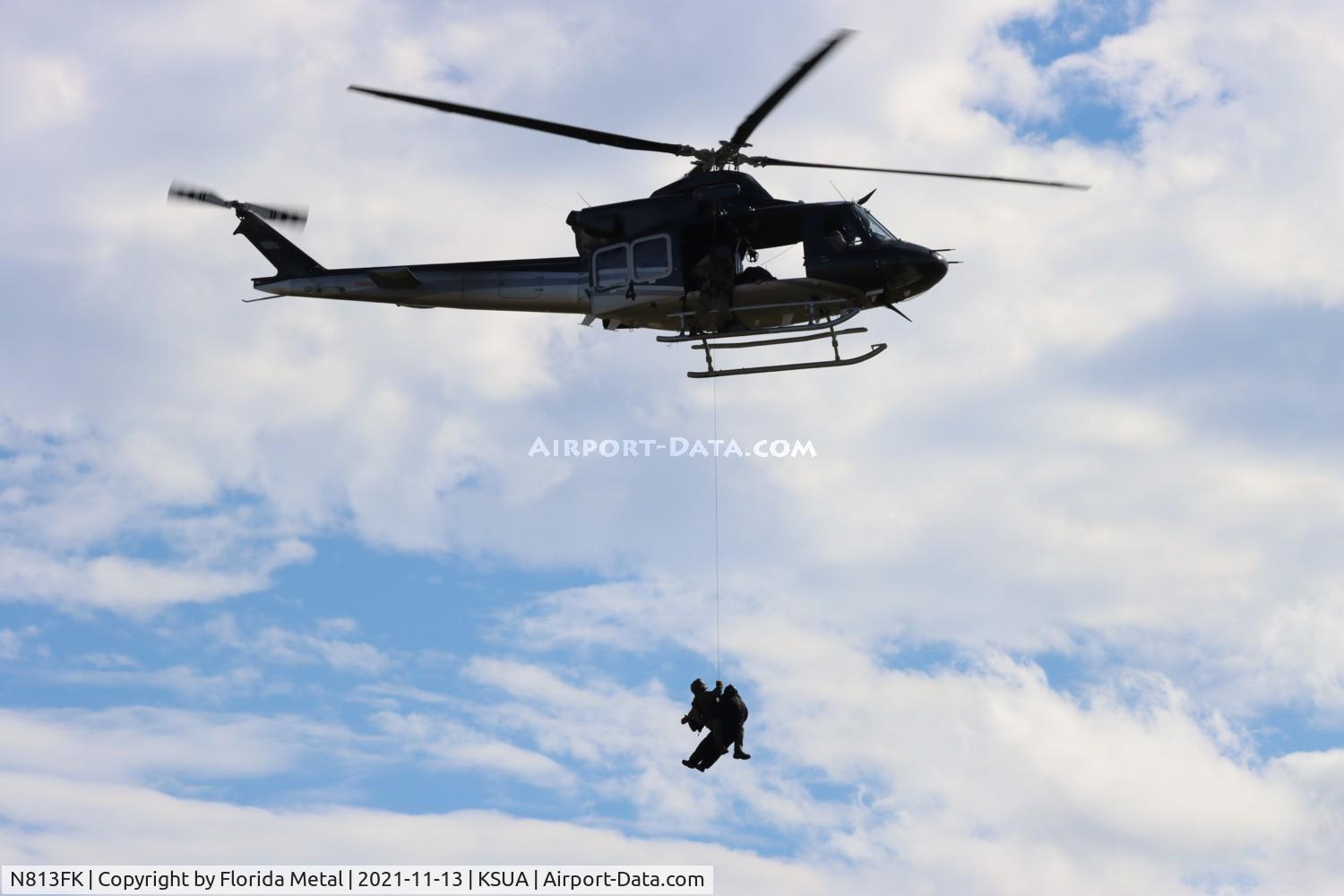 N813FK, 2005 Bell 412EP C/N 36388, Stuart 2021