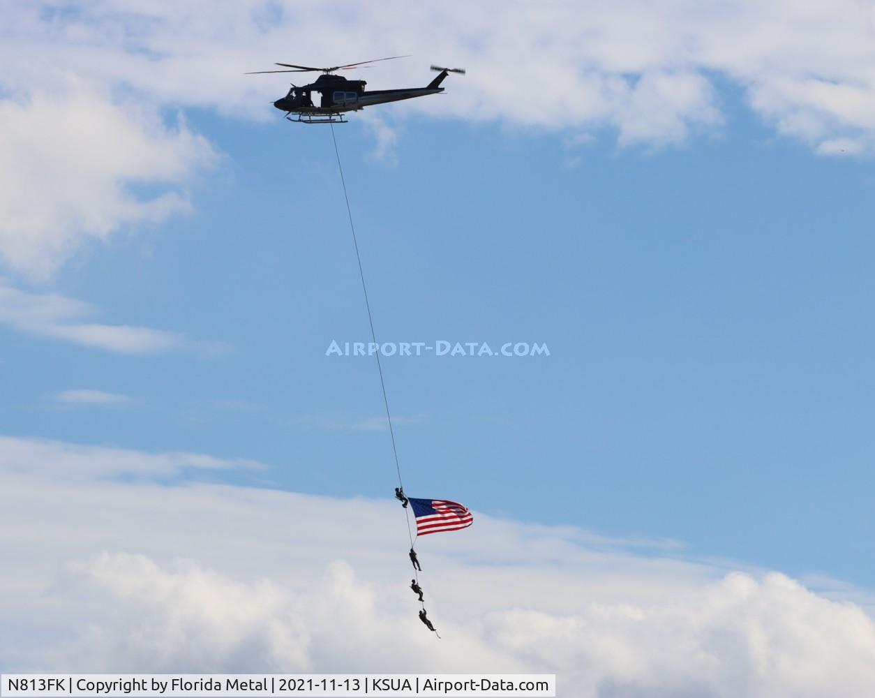 N813FK, 2005 Bell 412EP C/N 36388, Stuart 2021