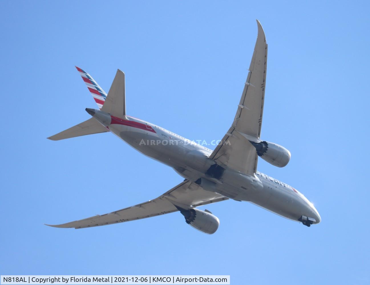 N818AL, 2017 Boeing 787-8 Dreamliner Dreamliner C/N 40636, MCO 2021