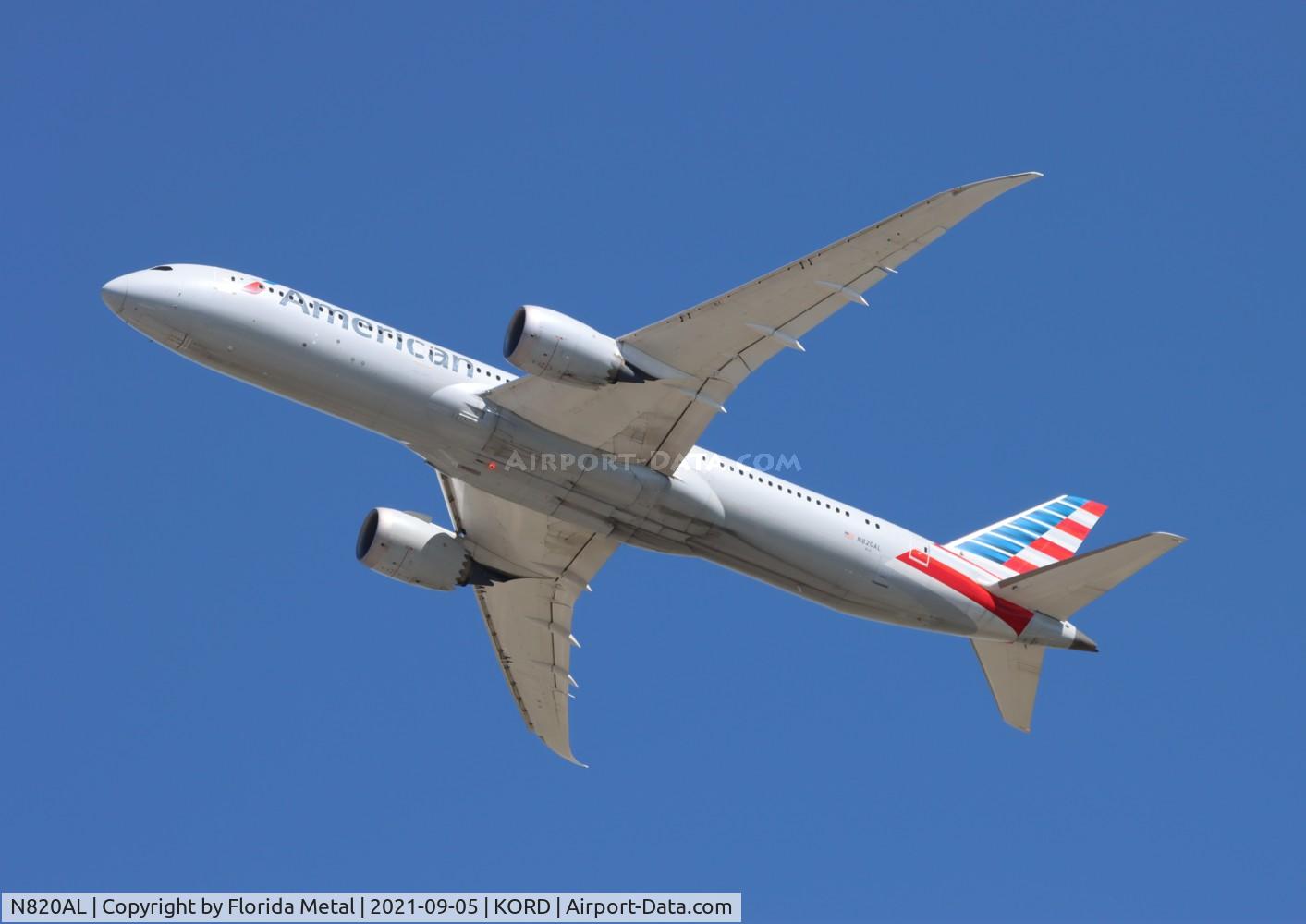 N820AL, 2016 Boeing 787-9 Dreamliner C/N 40639, ORD 2021