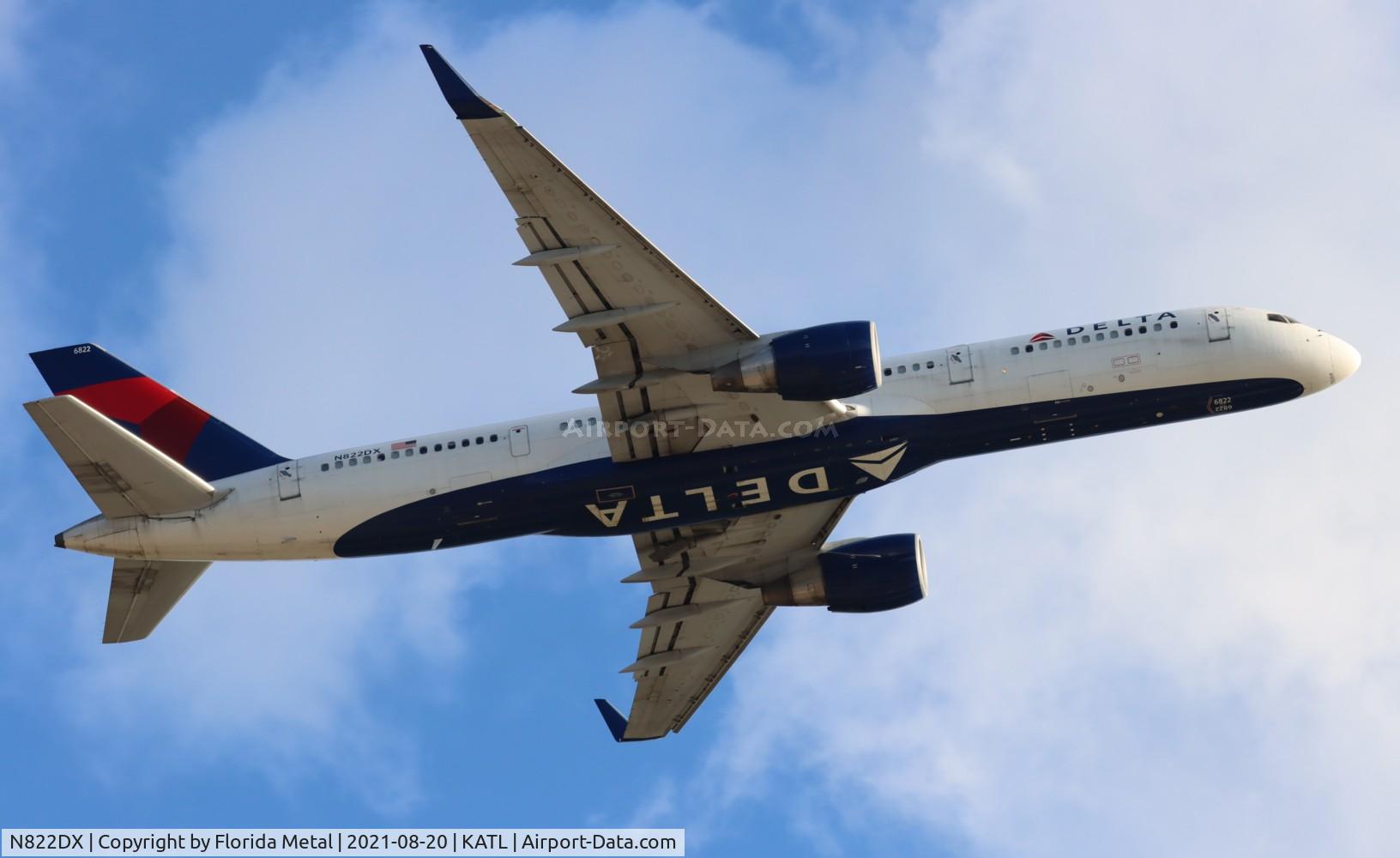 N822DX, Boeing 757-26D C/N 33966, ATL 2021