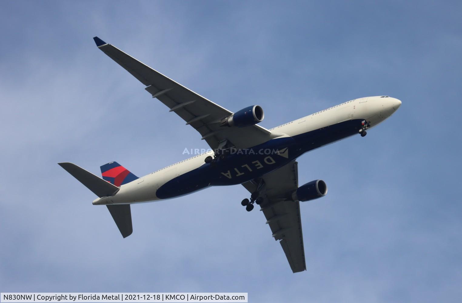 N830NW, 2016 Airbus A330-302 C/N 1769, MCO 2021