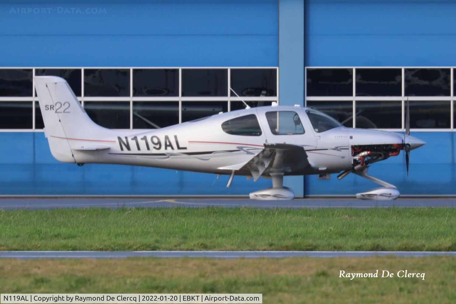 N119AL, 2012 Cirrus SR-22 C/N 3896, At Wevelgem.