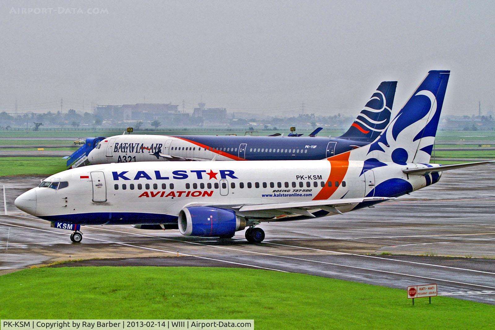 PK-KSM, 1992 Boeing 737-529 C/N 26537, PK-KSM   Boeing 737-529 [26537] (Kal Star Aviation) Jakarta-Soekarno Hatta Int~PK 14/02/2013