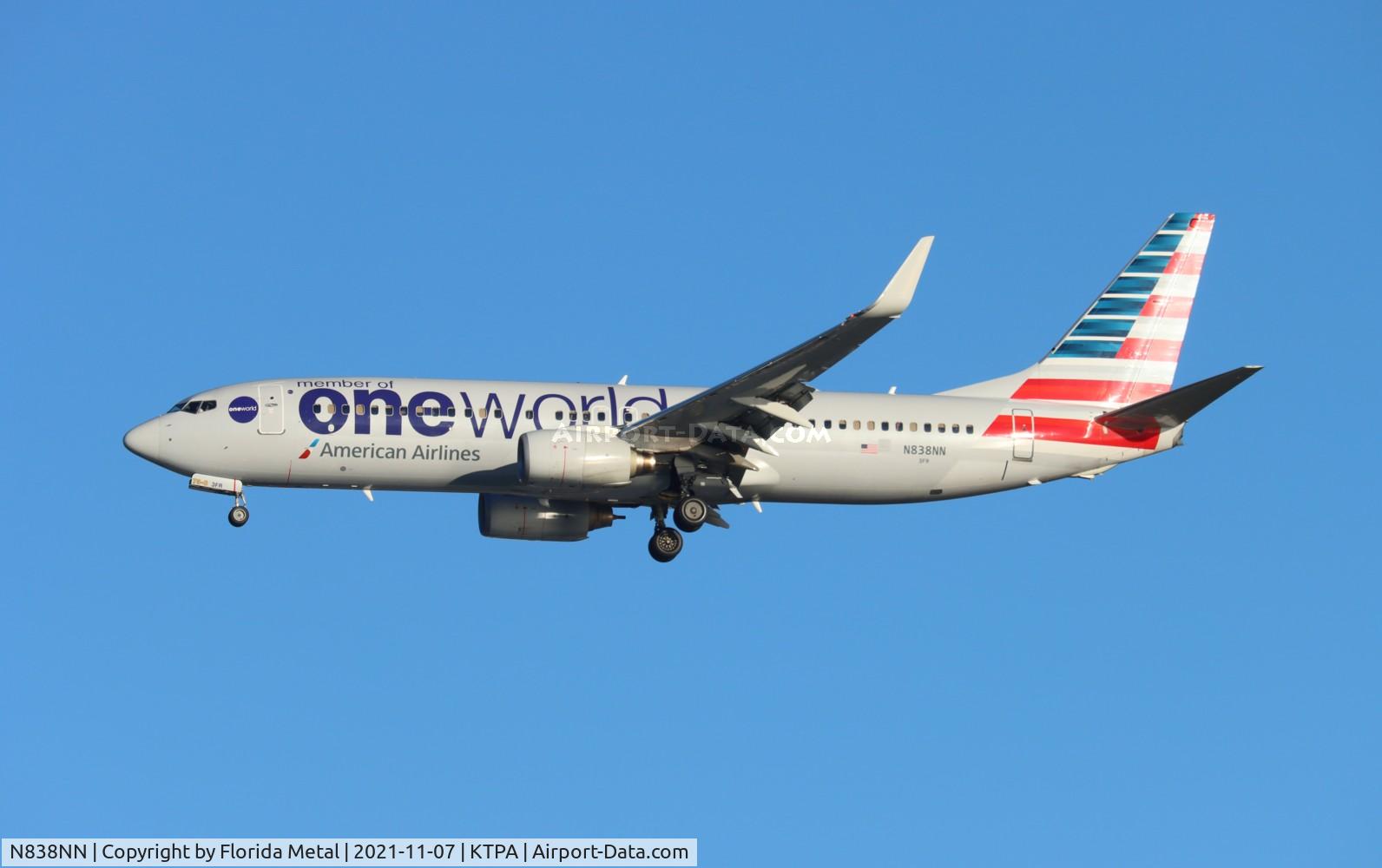 N838NN, 2010 Boeing 737-823 C/N 31097, TPA 2021