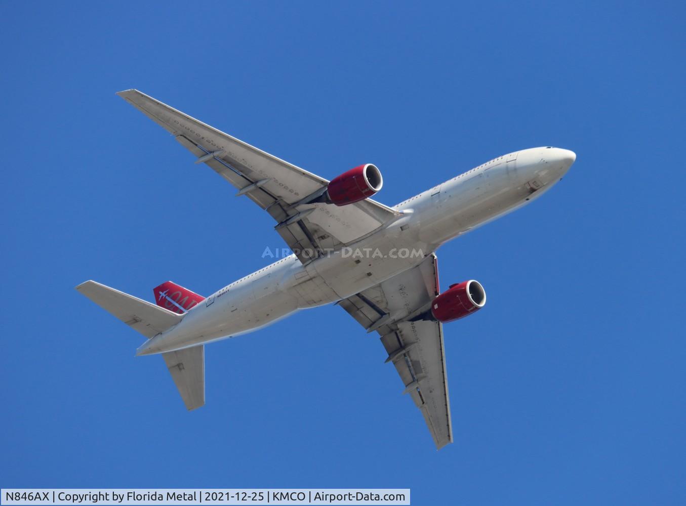 N846AX, 2007 Boeing 777-2U8 C/N 36124, MCO 2021