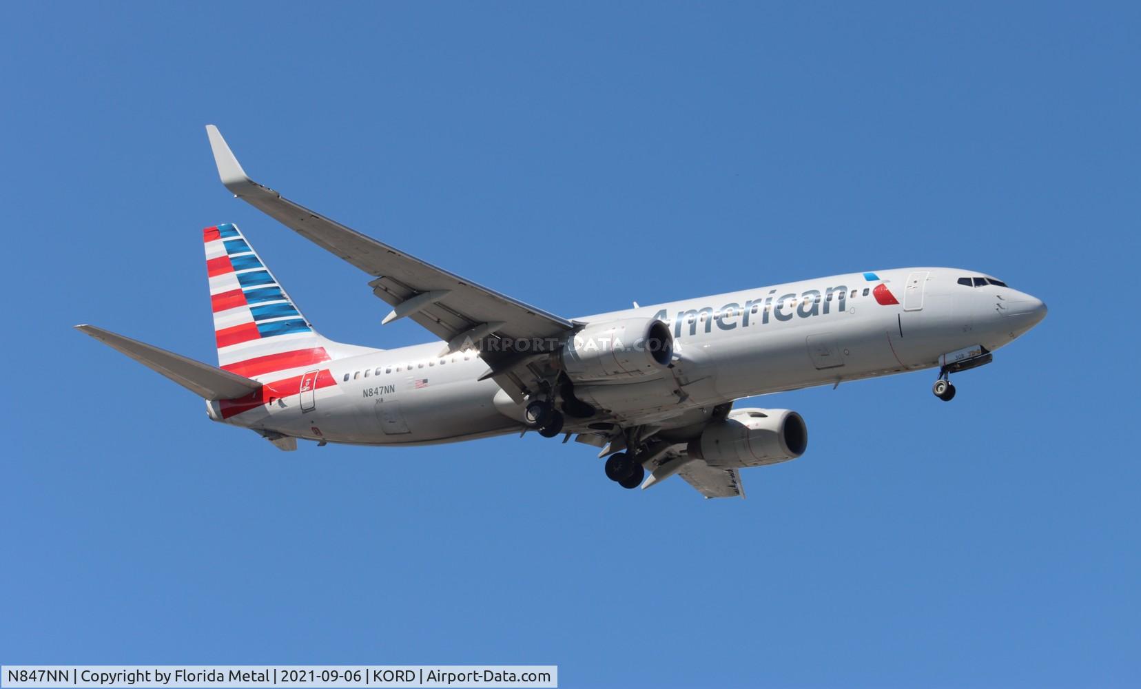 N847NN, 2010 Boeing 737-823 C/N 29575, ORD 2021