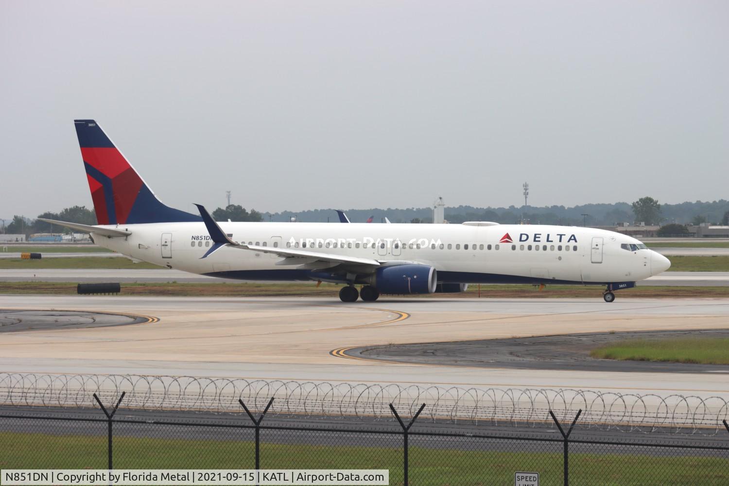 N851DN, 2016 Boeing 737-932/ER C/N 31962, ATL 2021
