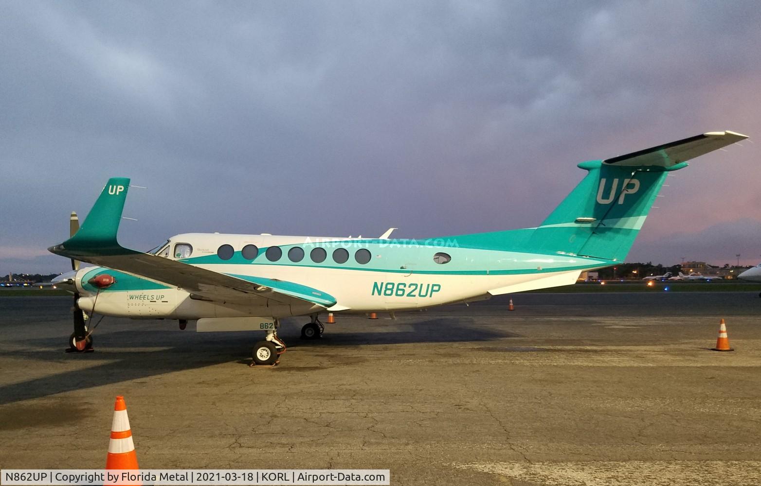 N862UP, 2016 Beechcraft King Air B350 C/N FL-1061, ORL 2021