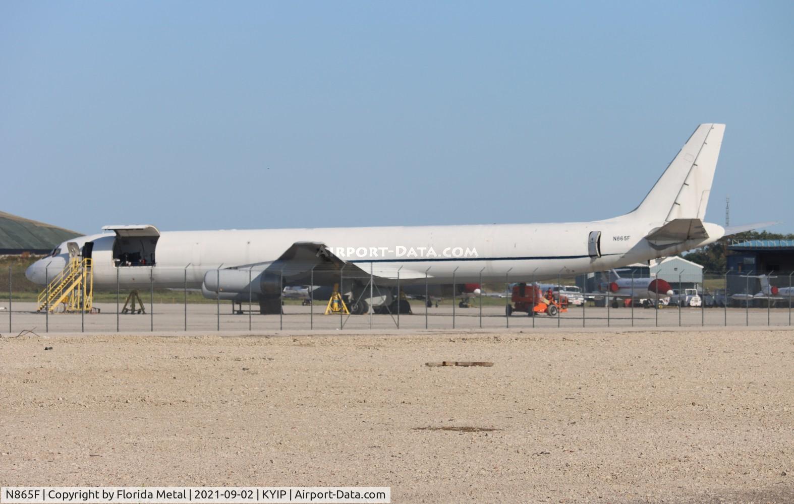 N865F, 1969 Douglas DC-8-63F C/N 46088, YIP 2021