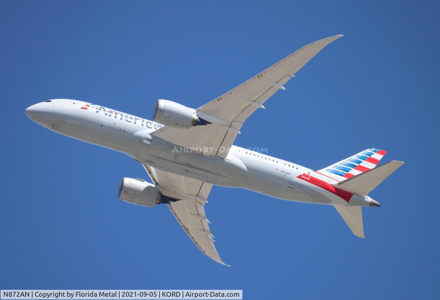 N872AN, 2020 Boeing 787-8 Dreamliner C/N 65992, ORD 2021