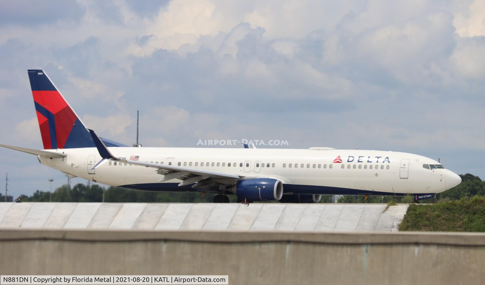 N881DN, 2017 Boeing 737-932/ER C/N 31992, ATL 2021