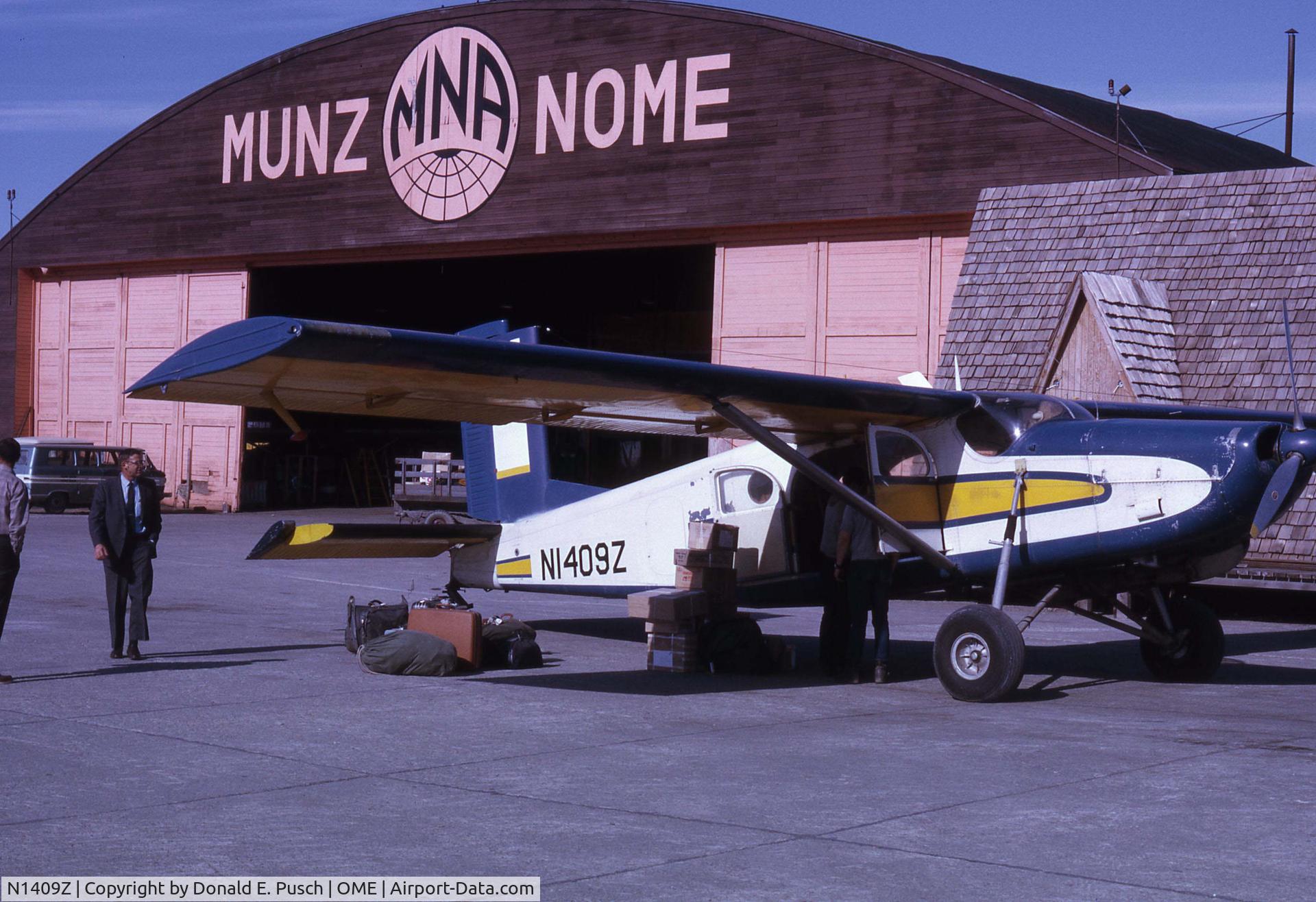 N1409Z, 1961 Pilatus PC-6 C/N 522, Pilatus PC-6 operated by Munz Northern Airlines. Photo taken in August 1970