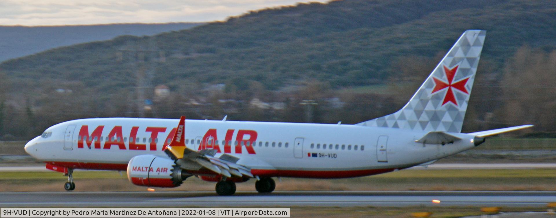 9H-VUD, 2021 Boeing 737-8-200 MAX C/N 65878, Aeropuerto de Foronda - Vitoria-Gasteiz - Euskadi - España