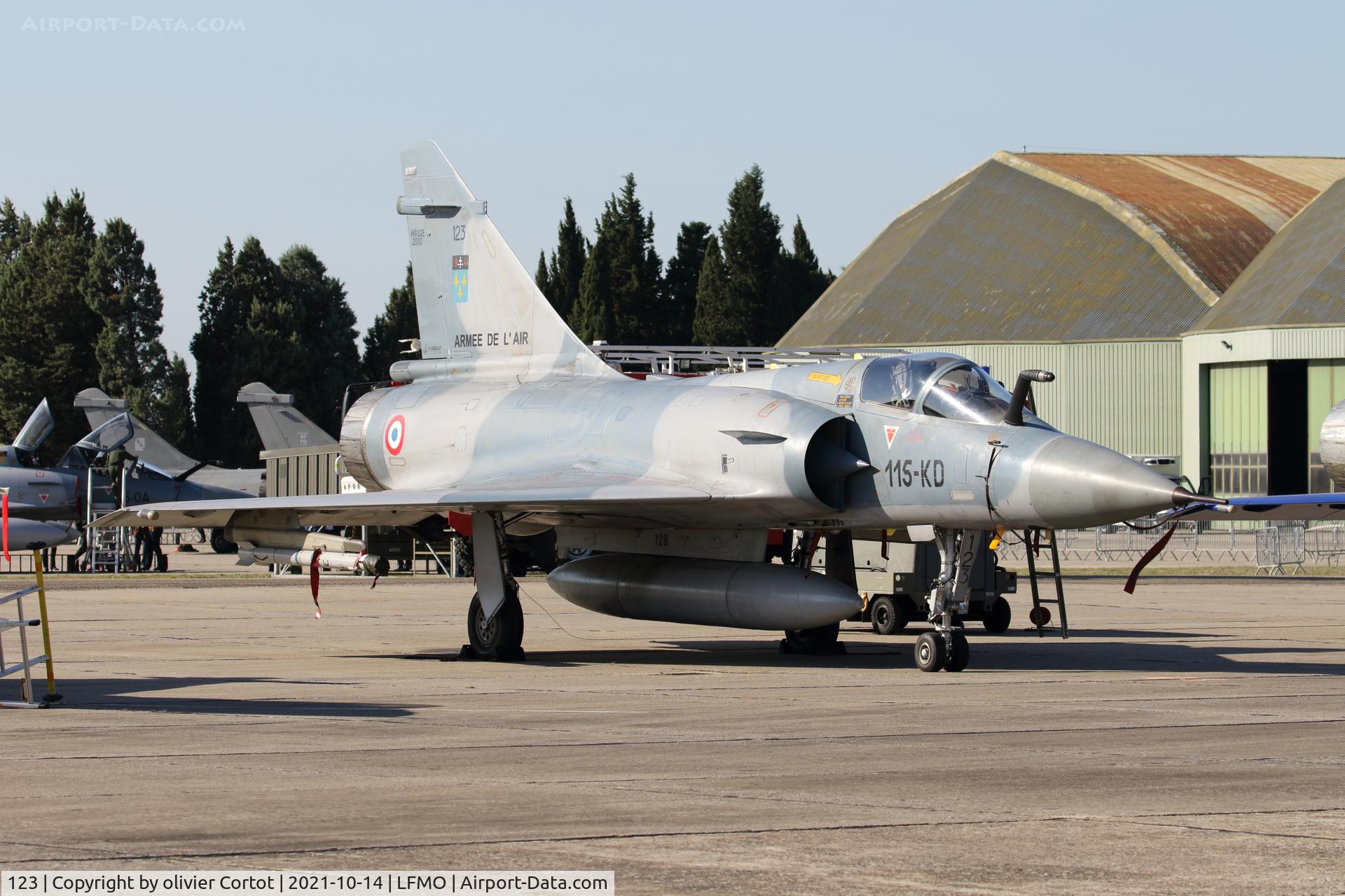 123, Dassault Mirage 2000C C/N 414, due to be retired in 2022