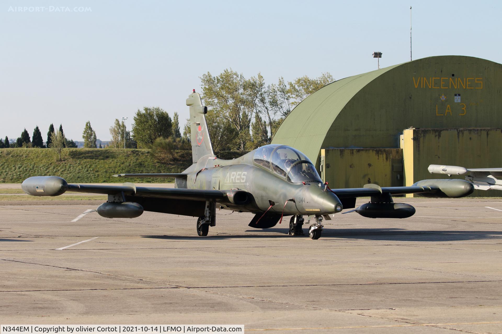 N344EM, 1991 Aermacchi MB-339CB C/N 6801/174, 1/5 sq anniversary