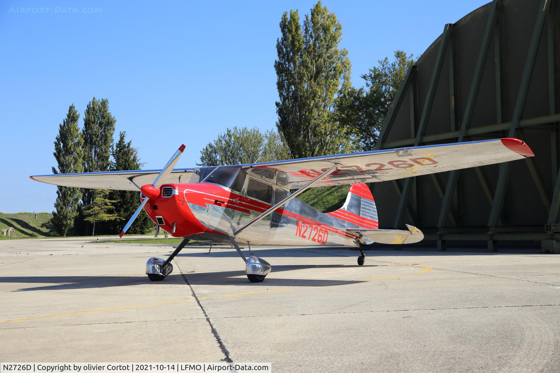 N2726D, 1952 Cessna 170B C/N 25268, oct 2021