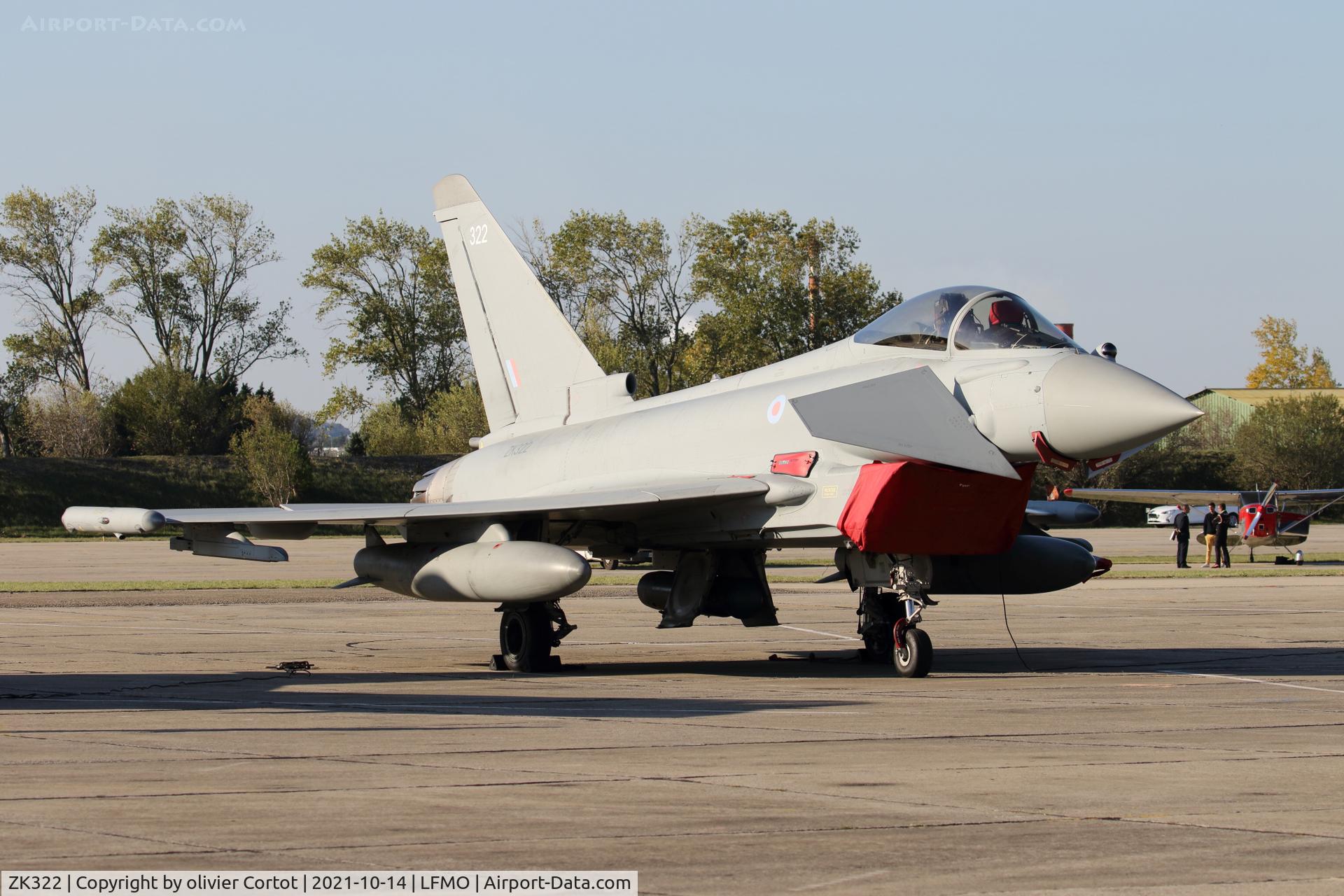 ZK322, 2011 Eurofighter EF-2000 Typhoon FGR4 C/N BS083/319, oct 2021