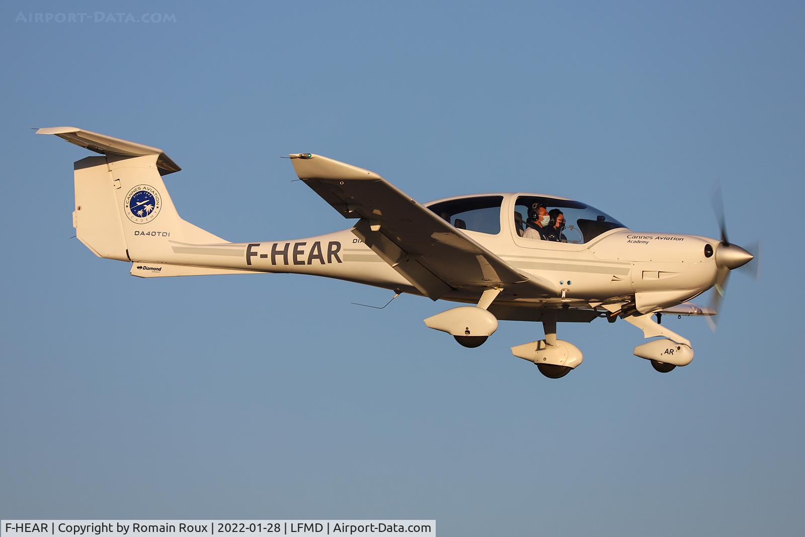 F-HEAR, 2004 Diamond DA-40D Diamond Star C/N D4.097, Landing
