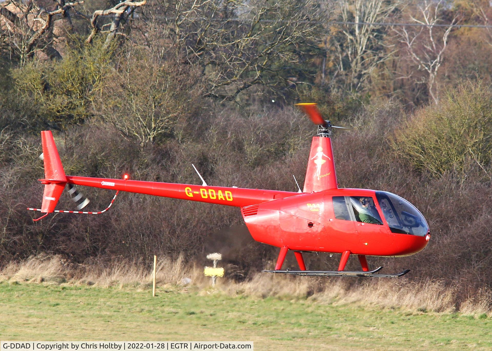 G-DDAD, 2021 Robinson R44 Cadet C/N 30079, Undergoing pilot training at Elstree