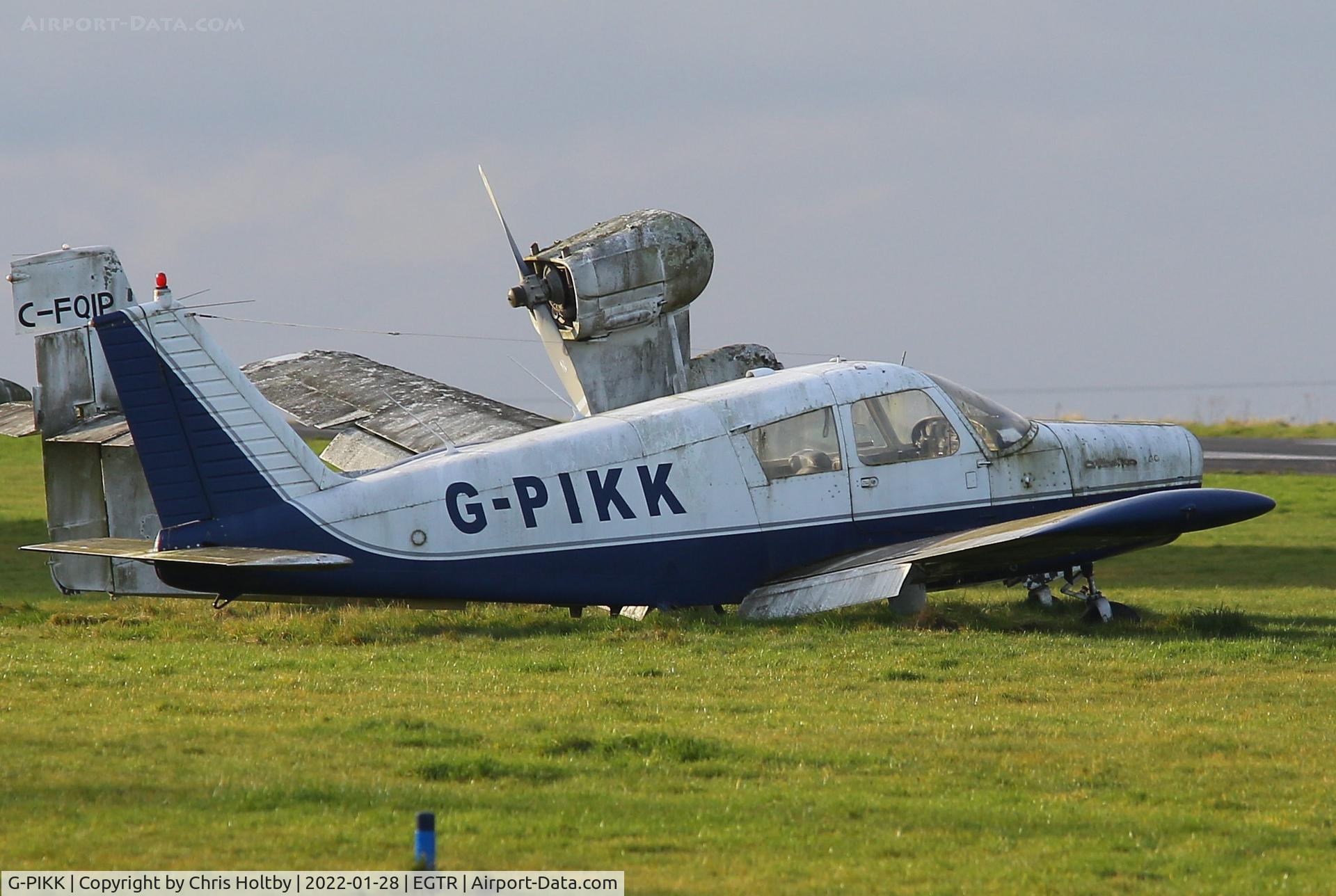 G-PIKK, 1967 Piper PA-28-140 Cherokee C/N 28-22932, Deteriorating in the Elstree graveyard