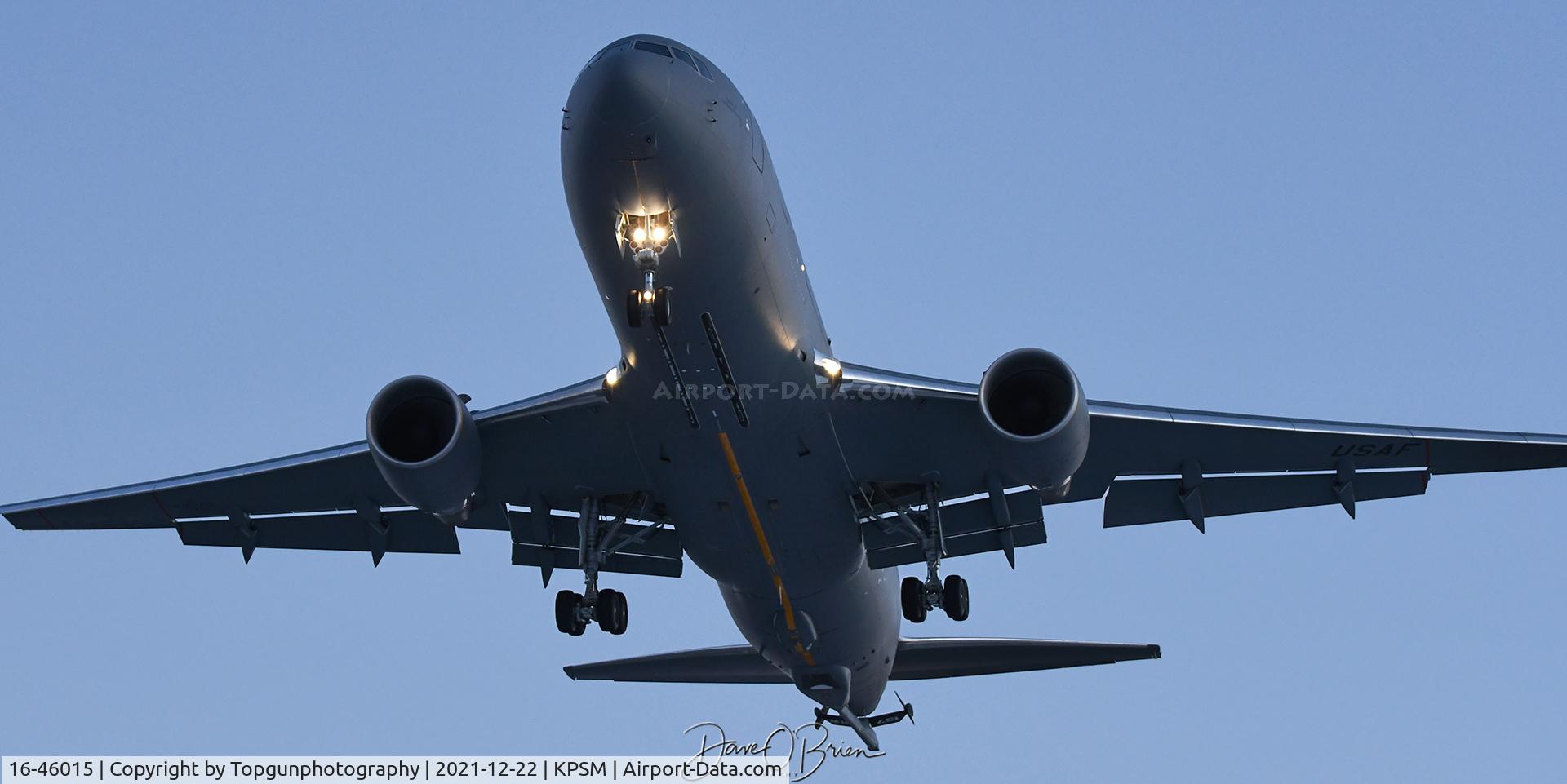16-46015, 2019 Boeing KC-46A Pegasus C/N 34134, PACK31 short of final to RW34