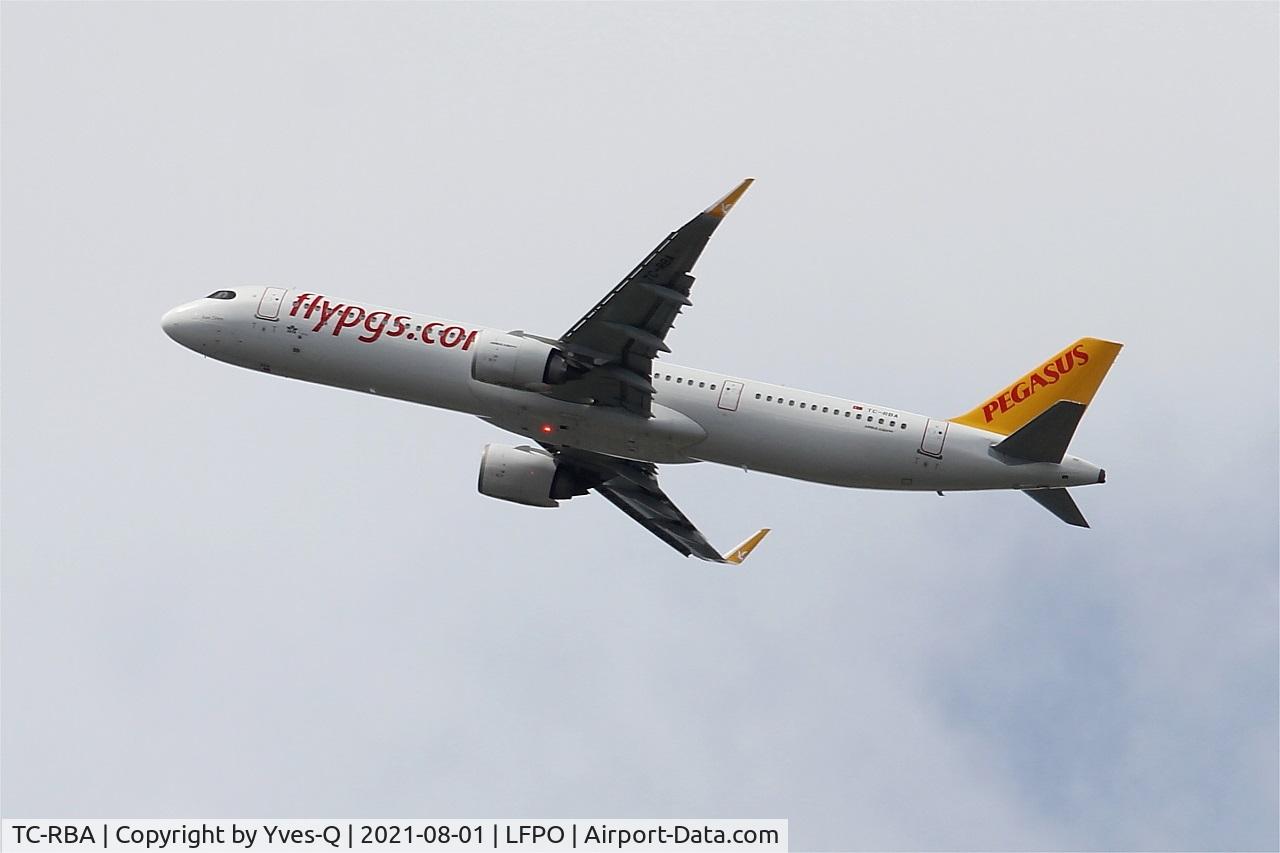 TC-RBA, 2019 Airbus A321-251NX C/N 8936, Airbus A321-251NX, Climbing from rwy 24, Paris Orly Airport (LFPO-ORY)
