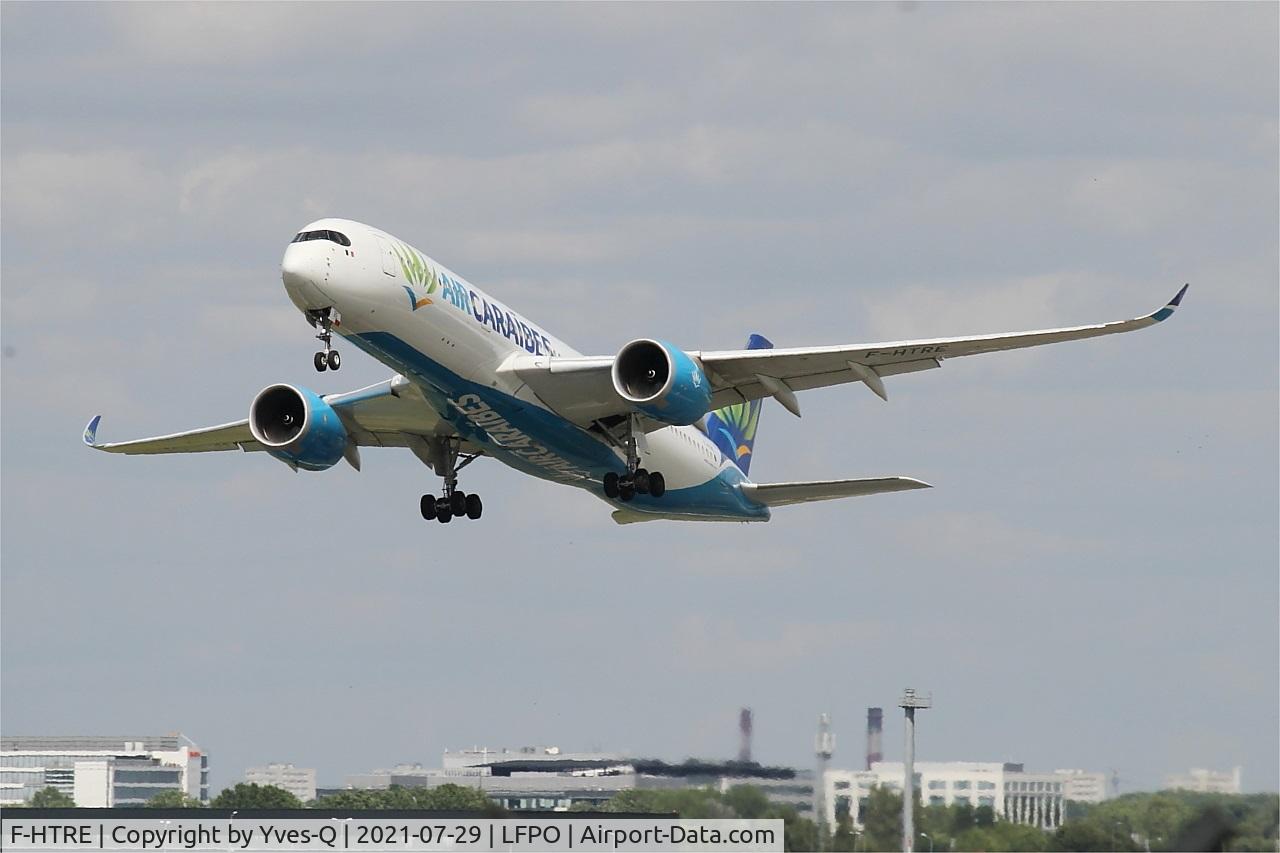 F-HTRE, 2019 Airbus A350-941 C/N 327, Airbus A350-941, Take off rwy 24, Paris-Orly airport (LFPO-ORY)