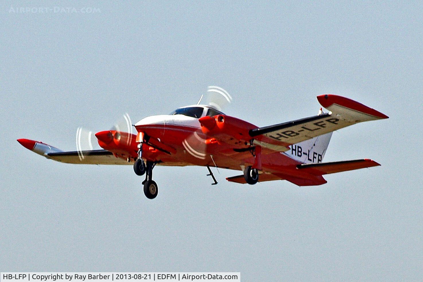 HB-LFP, 1969 Cessna 310P C/N 310P0207, HB-LFP   Cessna 310P [310P-0207] Mannheim City~D 21/08/2013