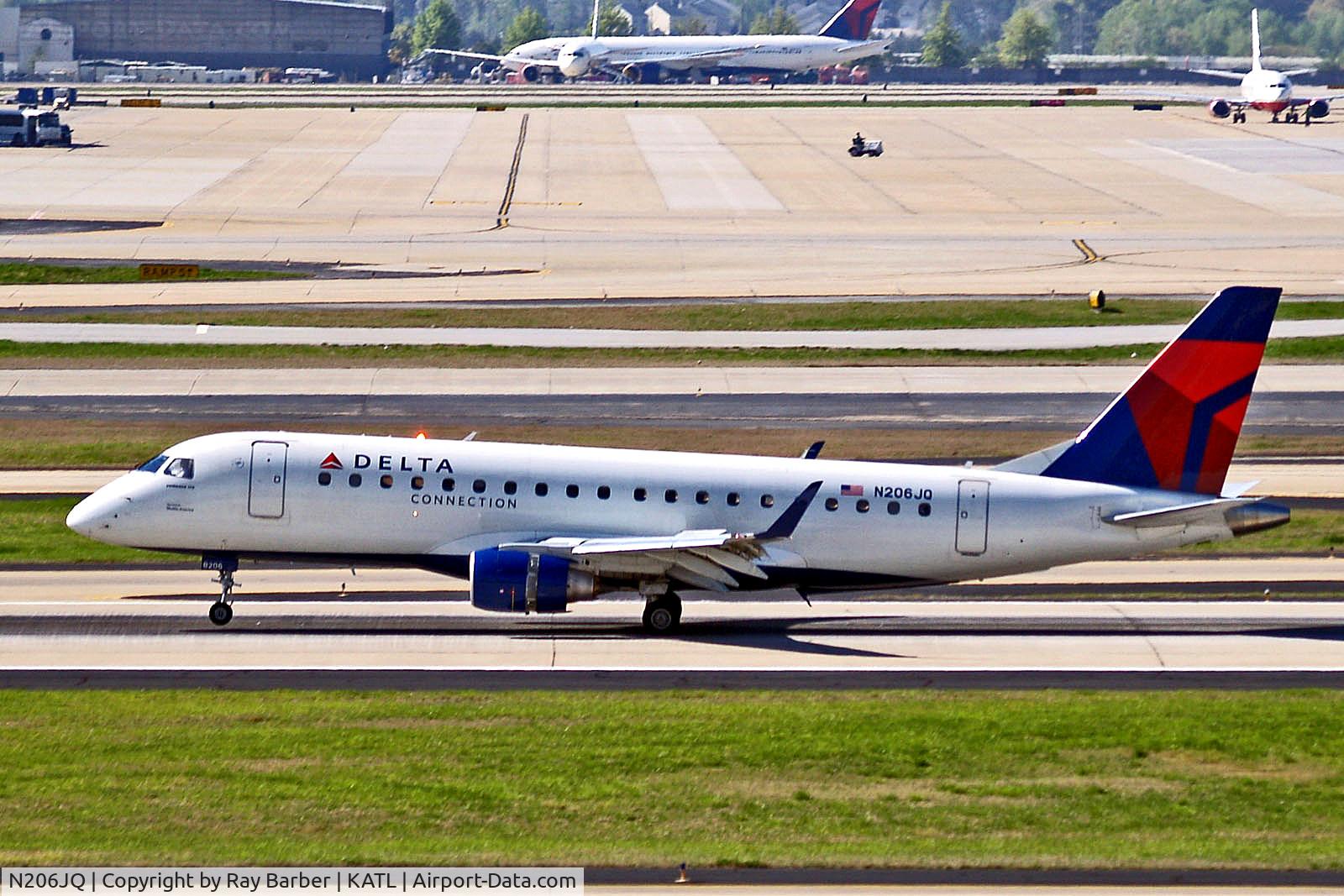 N206JQ, 2008 Embraer 175LR (ERJ-170-200LR) C/N 17000249, N206JQ   Embraer EMB-175LR ( [17000249] (Delta Connection) Atlanta-Hartsfield~N 11/04/2010