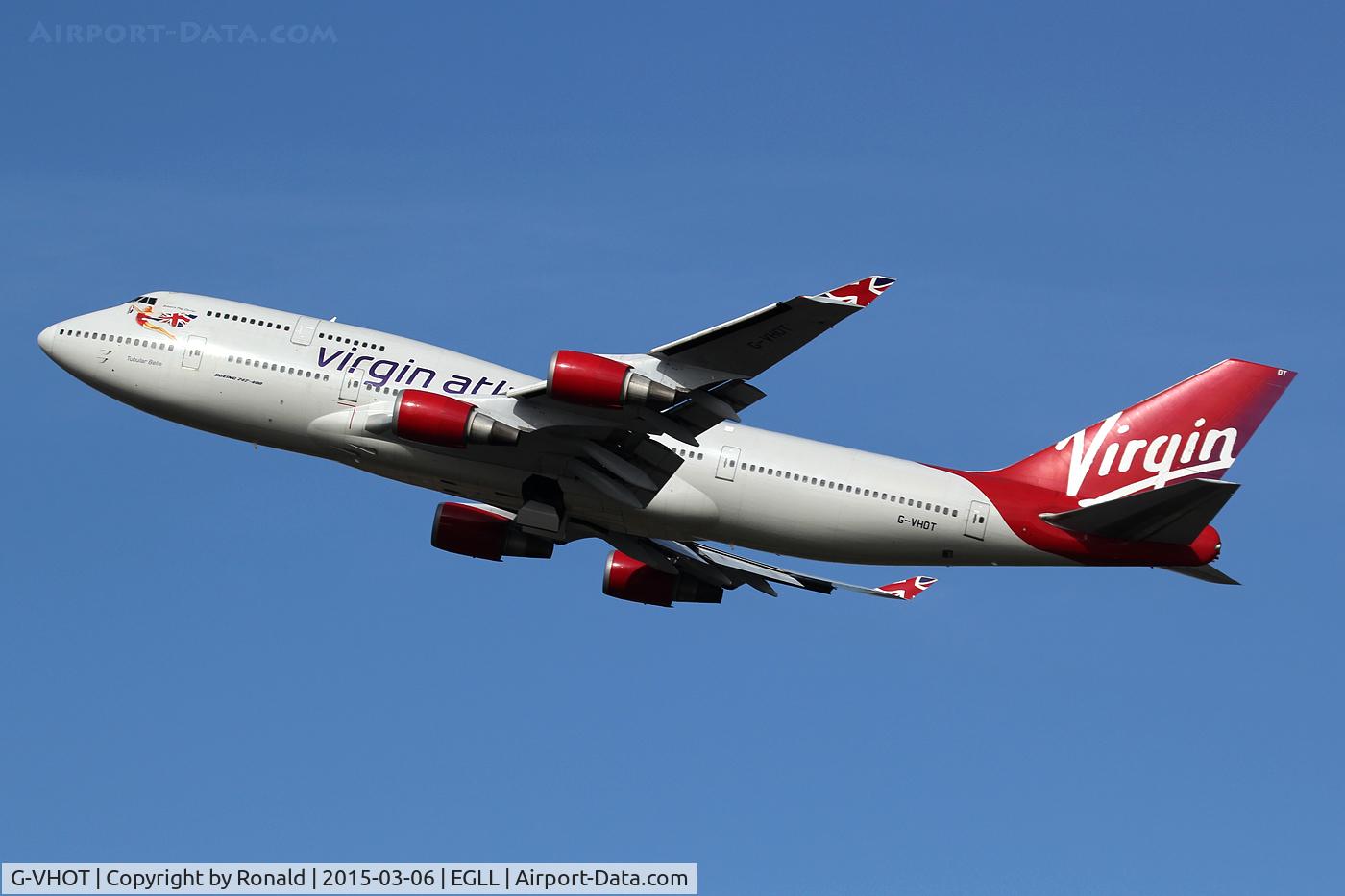 G-VHOT, 1994 Boeing 747-4Q8 C/N 26326, at lhr