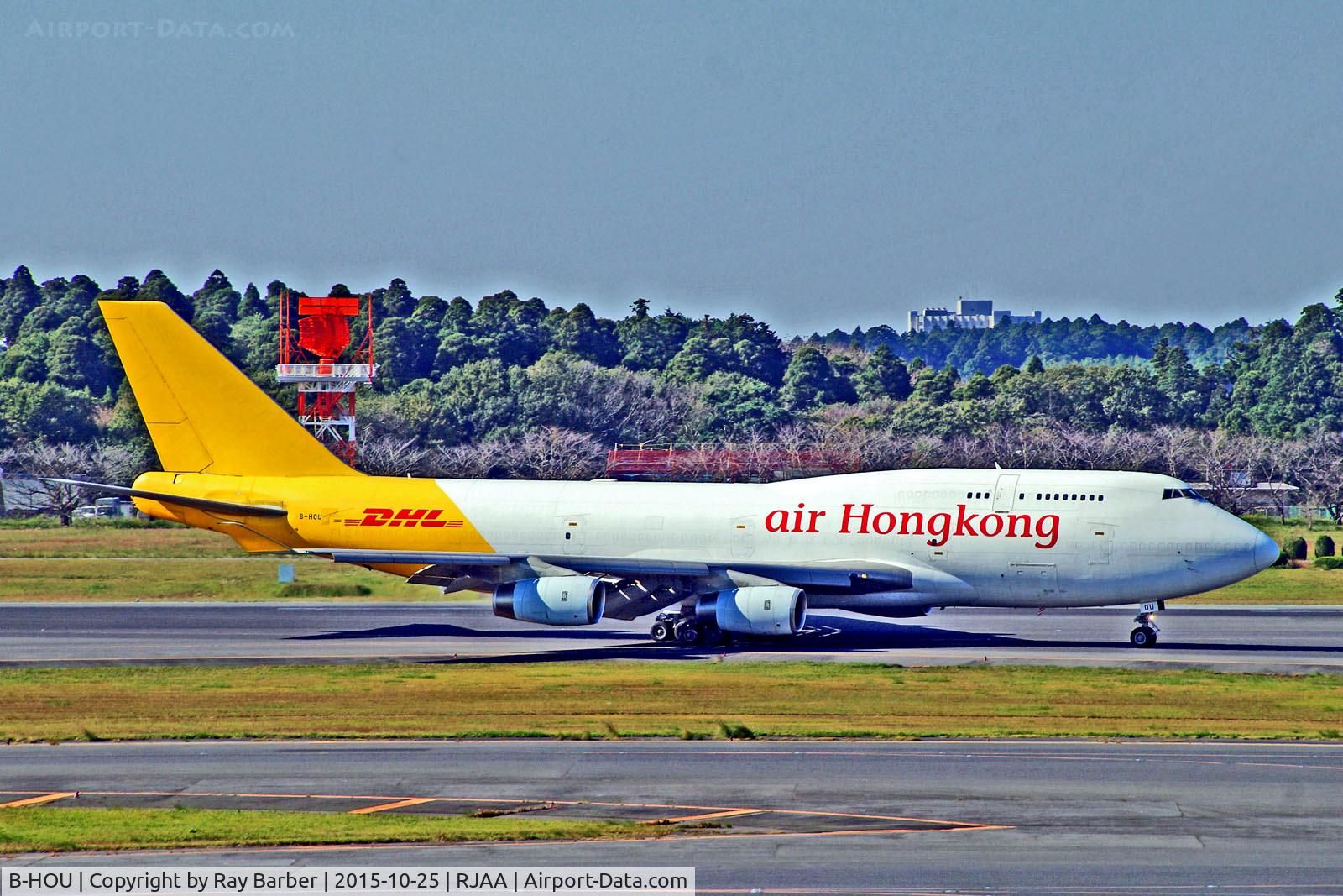 B-HOU, 1991 Boeing 747-467/BCF C/N 24925, B-HOU   Boeing 747-467 [24925] (Air Hong Kong) Tokyo-Narita~JA 25/10/2015