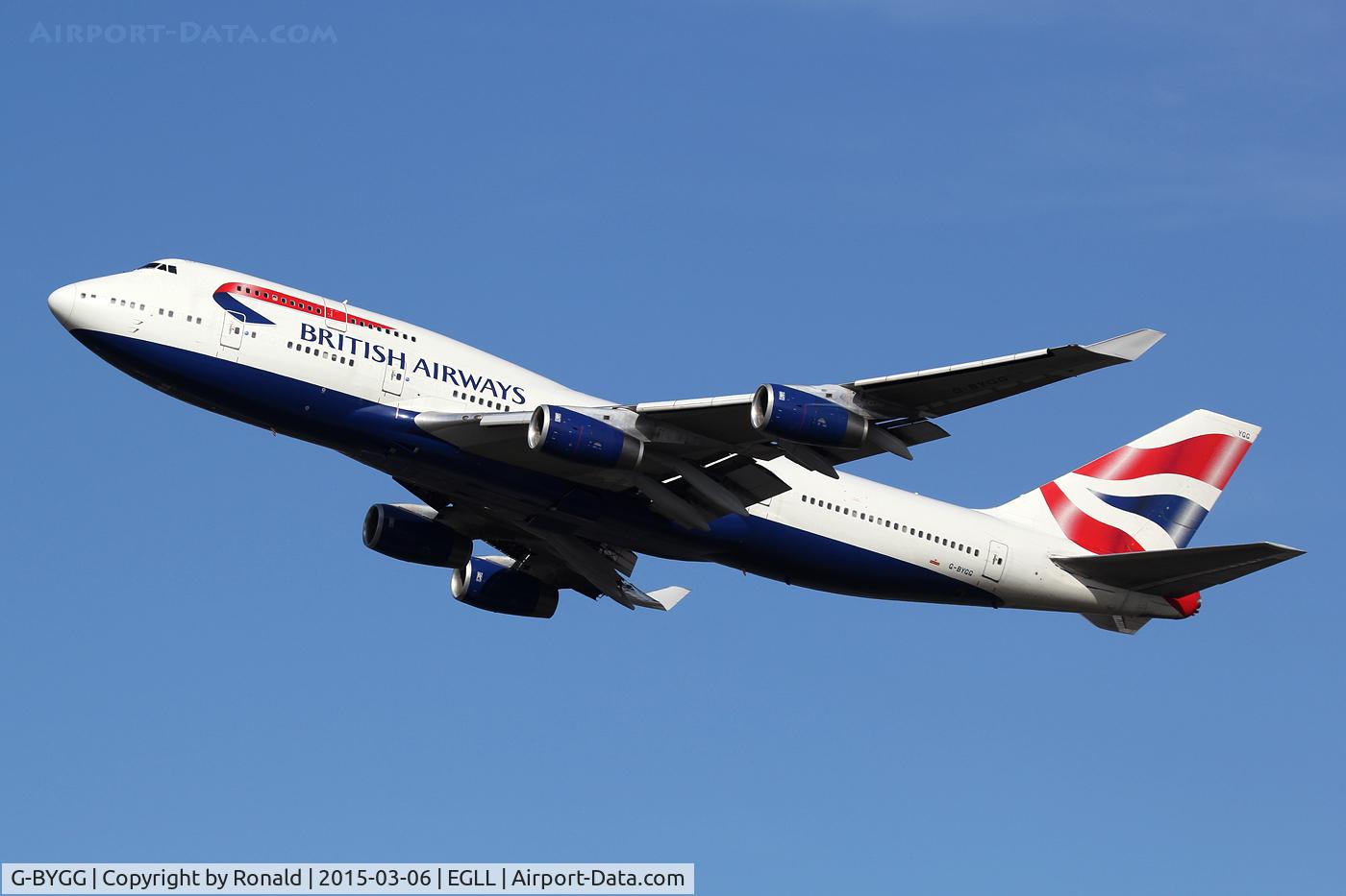 G-BYGG, 1999 Boeing 747-436 C/N 28859, at lhr