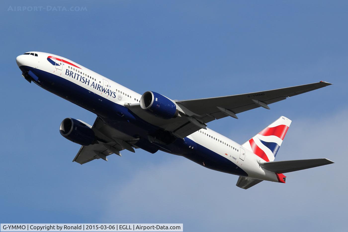 G-YMMO, 2001 Boeing 777-236 C/N 30317, at lhr