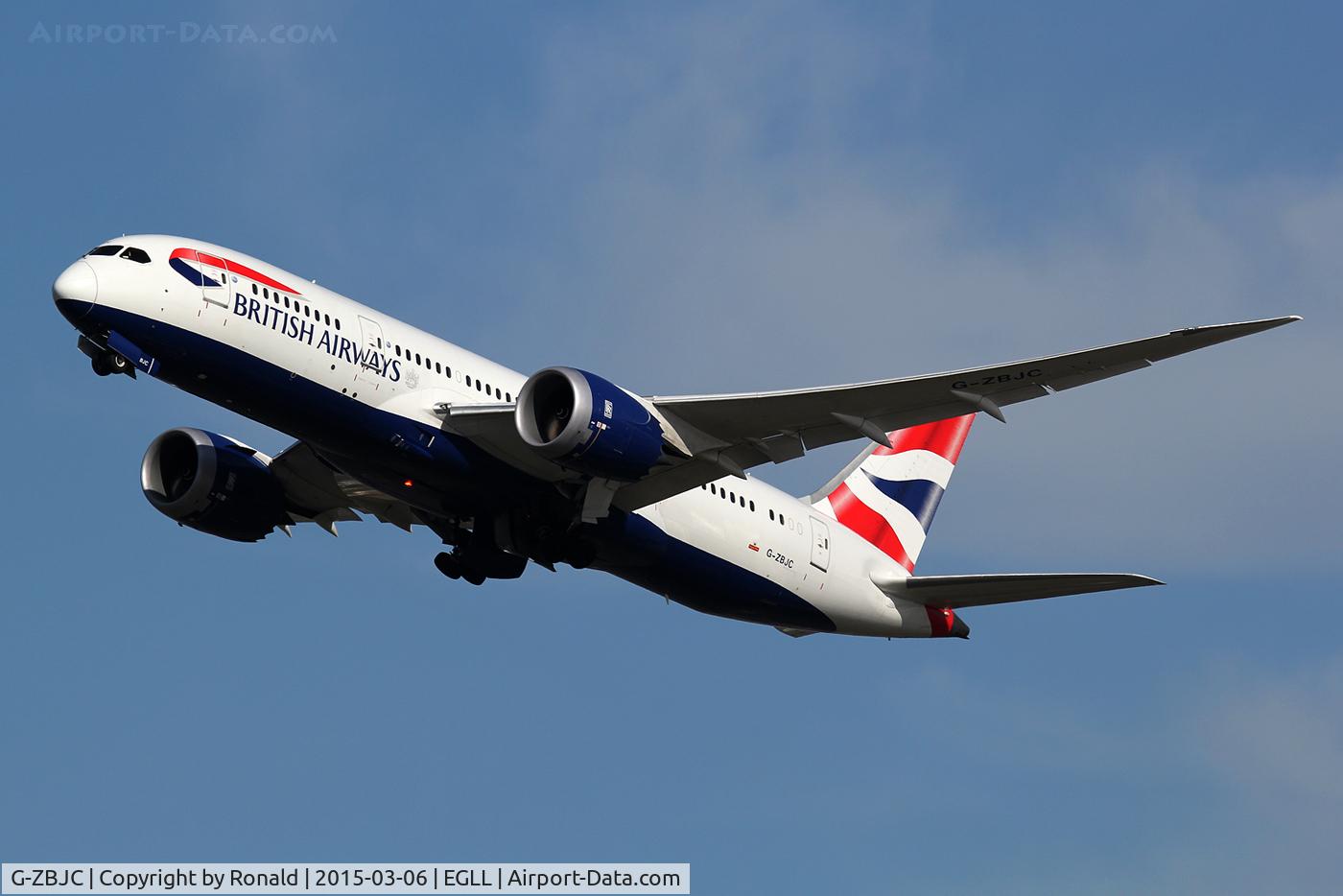 G-ZBJC, 2013 Boeing 787-8 Dreamliner C/N 38611, at lhr