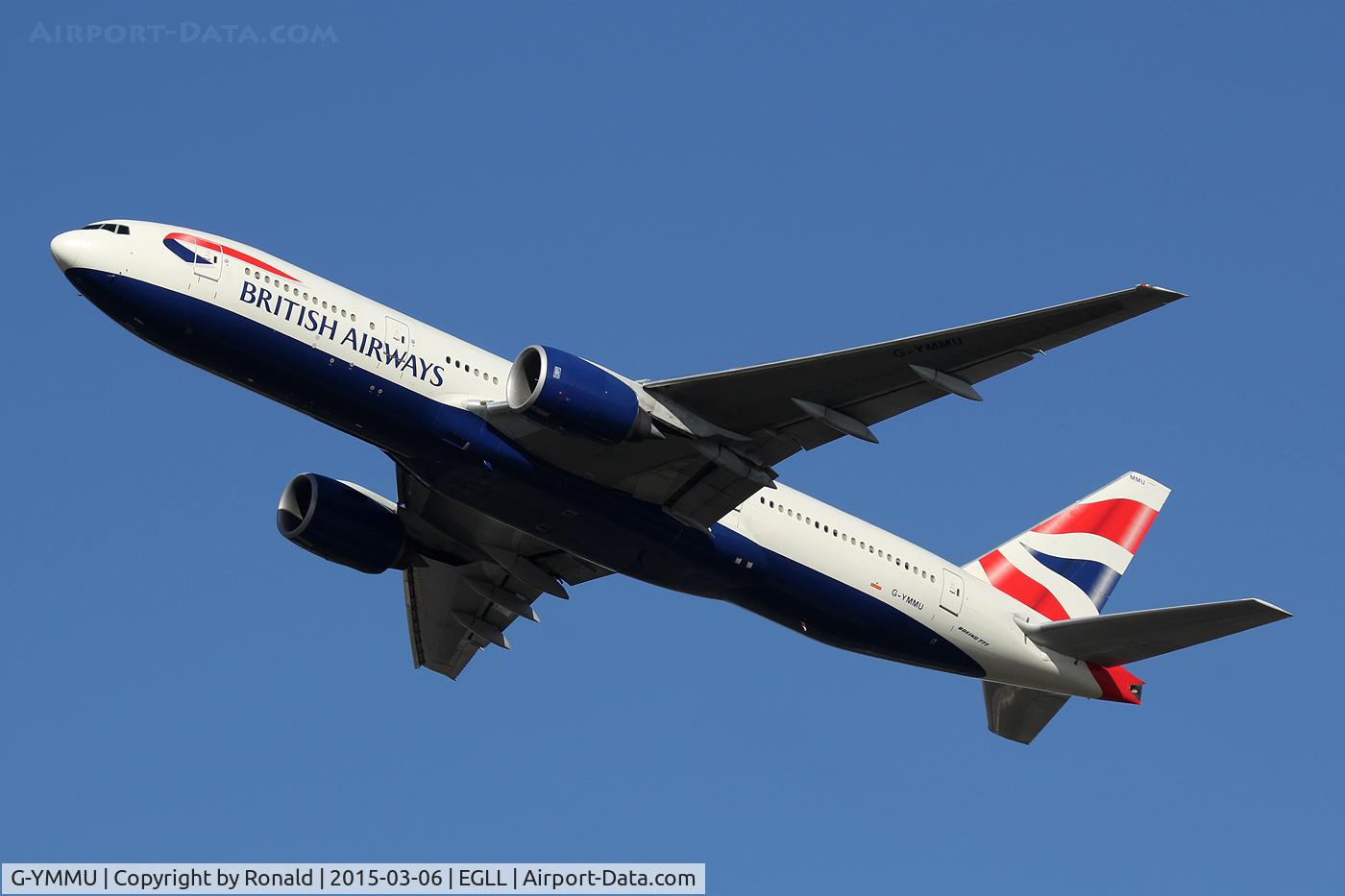 G-YMMU, 2009 Boeing 777-236/ER C/N 36519, at lhr