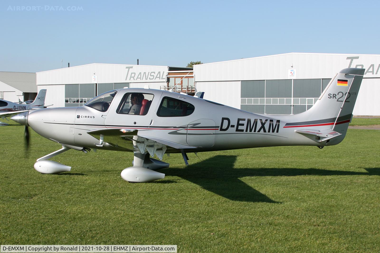 D-EMXM, Cirrus SR22-GTS G3 C/N 3740, at ehmz