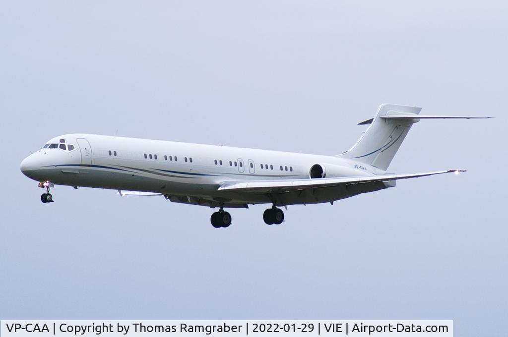 VP-CAA, 1989 McDonnell Douglas MD-87 (DC-9-87) C/N 49767, private McDonnell Douglas MD-87