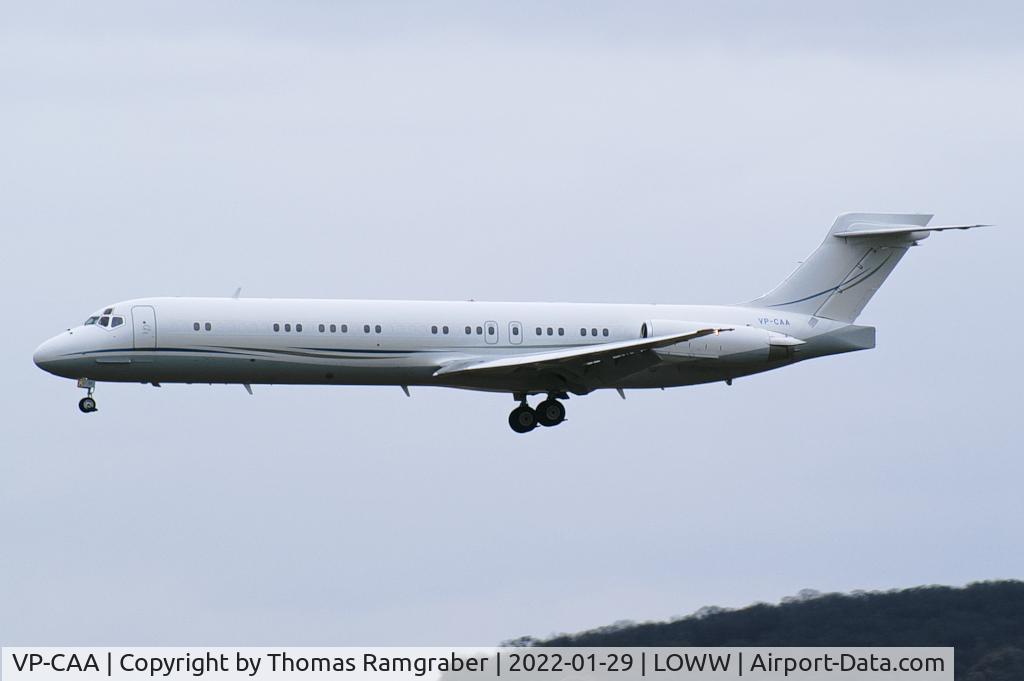 VP-CAA, 1989 McDonnell Douglas MD-87 (DC-9-87) C/N 49767, private McDonnell Douglas MD-87