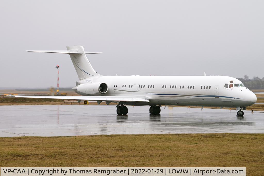 VP-CAA, 1989 McDonnell Douglas MD-87 (DC-9-87) C/N 49767, private McDonnell Douglas MD-87