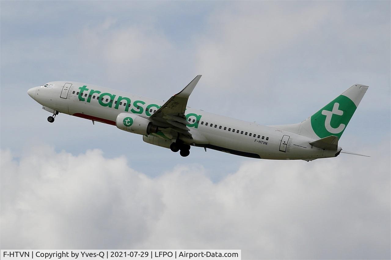 F-HTVN, 2006 Boeing 737-8GJ C/N 34896, Boeing 737-8GJ, Take off rwy 24, Paris Orly airport (LFPO-ORY)
