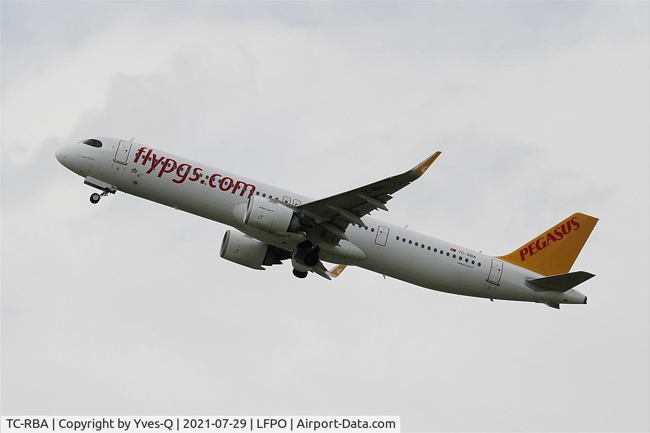 TC-RBA, 2019 Airbus A321-251NX C/N 8936, Airbus A321-251NX, Take off rwy 24, Paris Orly Airport (LFPO-ORY)